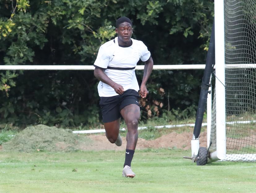 5.9.25.......Manchester United's Kobbie Mainoo must be worried that he's last a yard of pace. Kobbie spent ove an hour on Friday morning training without a football in sight and just doing sprint training on a football pitch next to a busy Cheshire main road.