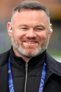 Wayne Rooney at the UEFA Champions League semifinal.