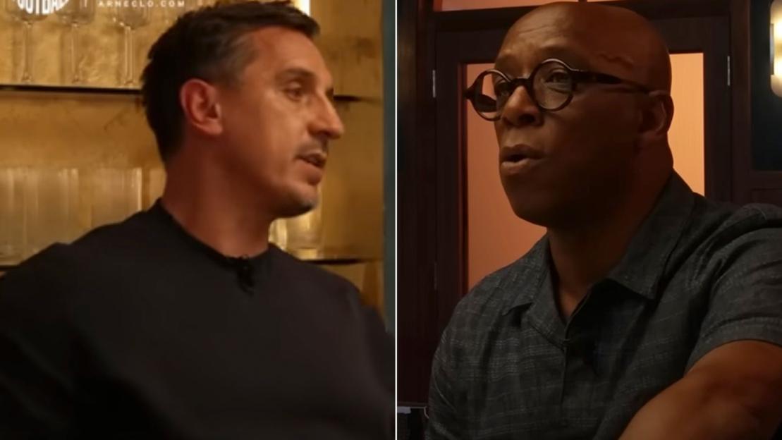 Gary Neville reveals how much he earned in last year at Man Utd as Ian Wright retorts ‘you were underpaid’