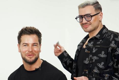 Danny Beard and Chris Hughes in a YouTube video.