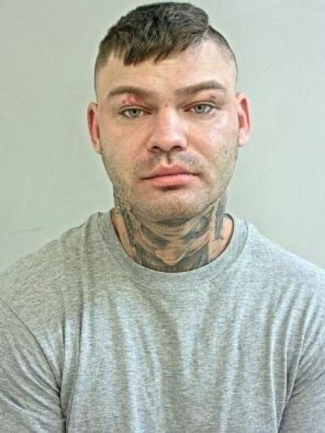 David Oscar during his bare-knuckle fight.