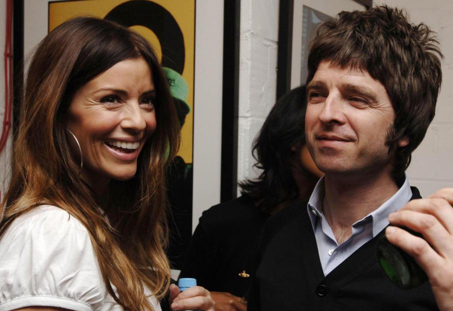 Noel Gallagher and Sarah McDonald at a private view.