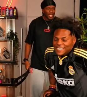 KSI and IShowSpeed in a video.