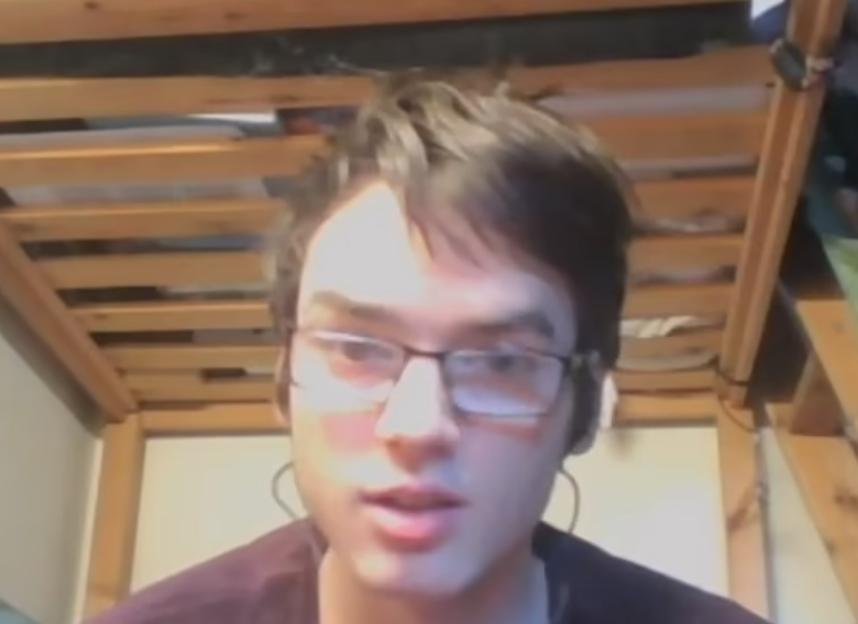 Photo of Thomas Carey, a former Cambridge University maths student.