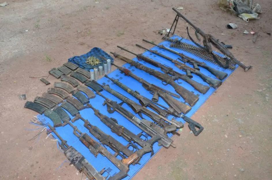 Military recovers cache of weapons, rescues hostages in Benue-Taraba joint operation