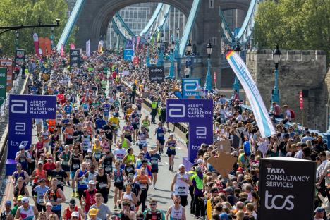 Top TV host faints and wakes up in ambulance halfway through London Marathon