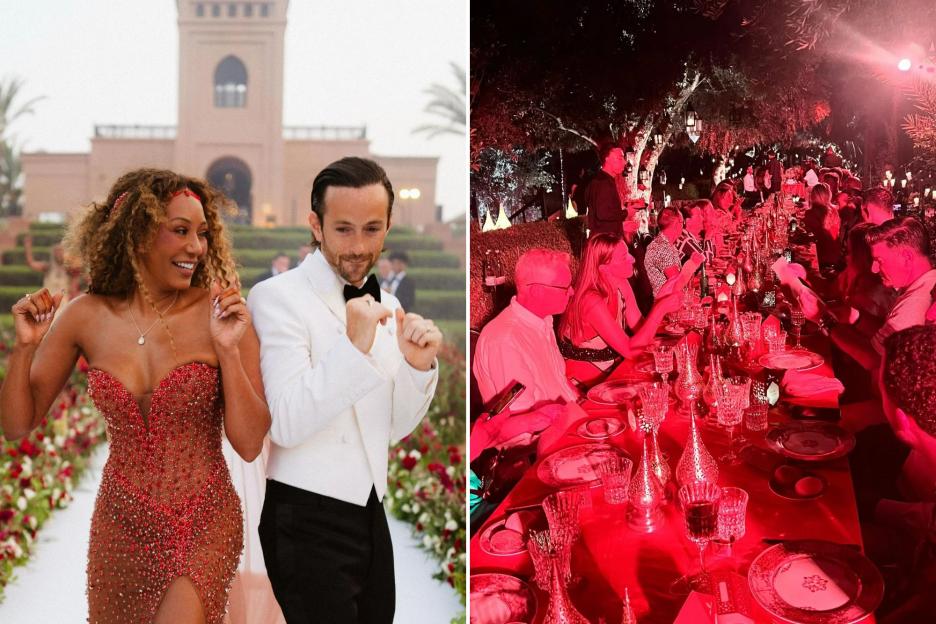 First look at Mel B’s second wedding in Morocco – but did all the Spice Girls attend?