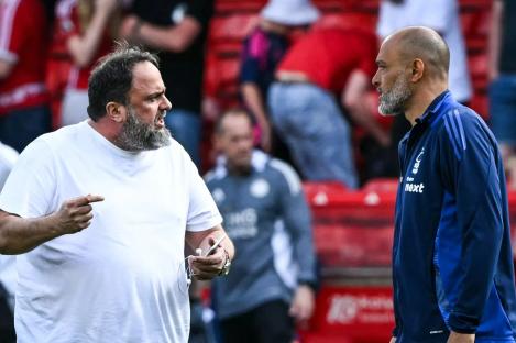 Nottingham Forest owner Evangelos Marinakis releases statement after storming onto pitch following catastrophic draw