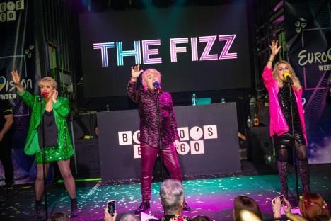 The Fizz performing at Bongo's Bingo in Liverpool.