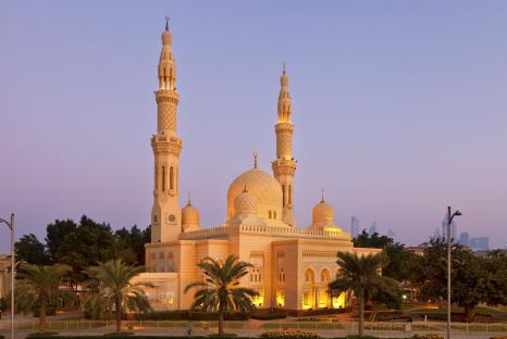 Jumeirah Mosque, biggest Mosque in Dubai, Dubai, United Arabian Emirates