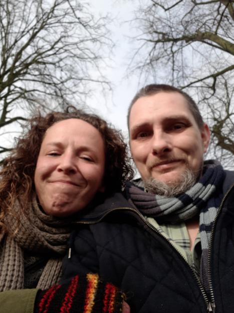 Photo of Lauren Laul and Lee Redpath.