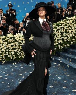 Rihanna Shut Down the Met Gala in a Marc Jacobs Suit and a Baby Bump