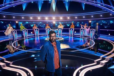Romesh Ranganathan hosting a Christmas special of The Weakest Link with celebrity contestants.