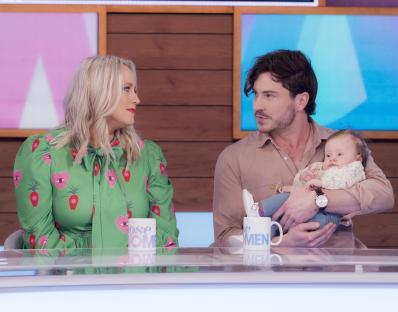 Amy Walsh, Toby-Alexander Smith, and their baby on Loose Women.