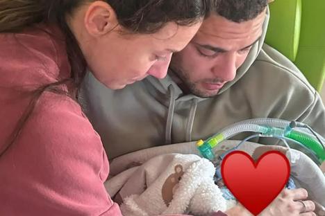 Gladiator star Steel’s emotional final message to son Leo just hours after he died at 13 days old