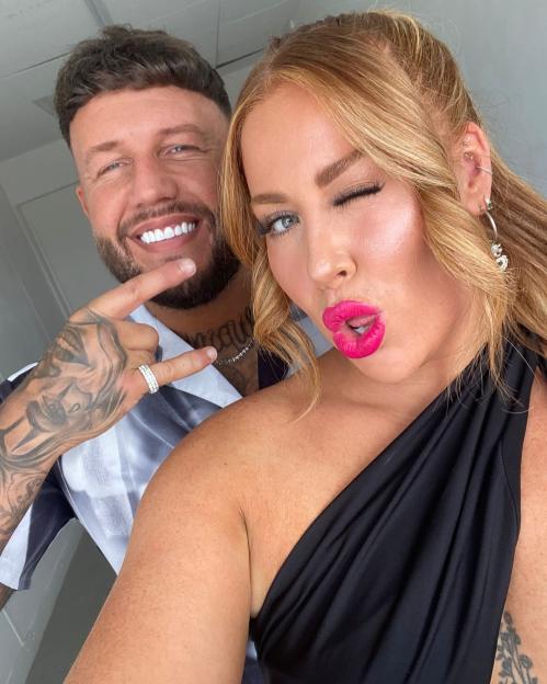 Polly Sellman and Adam Nightingale posing together.