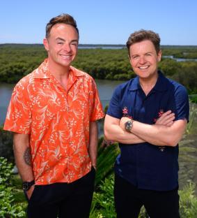 Ant and Dec on the set of I'm a Celebrity...Get Me Out Of Here! in Australia.