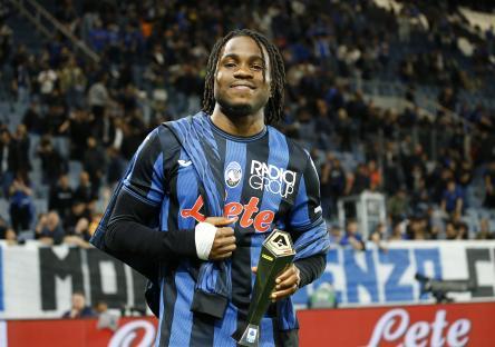 Ademola Lookman of Atalanta reacts during a Serie A match.