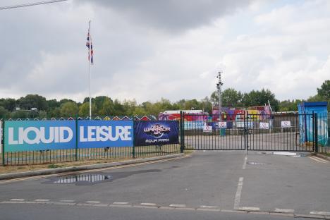 Closed Liquid Leisure aqua park.