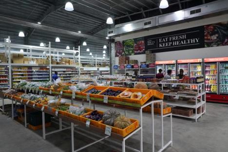 Interior of a Grace Road supermarket in Fiji.