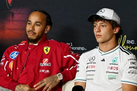 Lewis Hamilton’s private handwritten note which ‘fulfilled the heart’ revealed by Mercedes F1 successor Kimi Antonelli