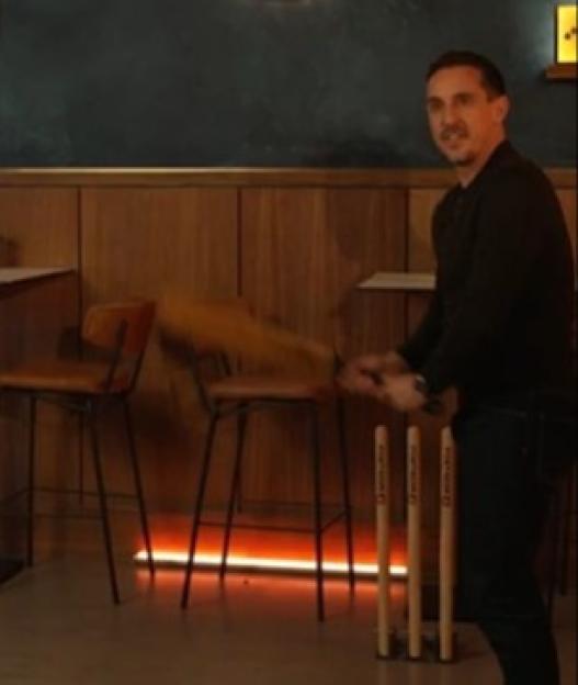 Legendary Ex-England Captain Praises Gary Neville for His Impressive Cricket Skills