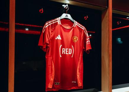 Why do Man Utd have (Red) as their shirt sponsor vs West Ham?
