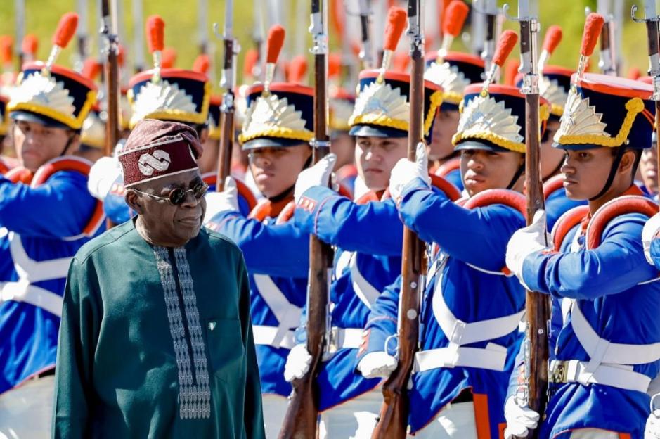 Brazil welcomes Tinubu with full military honours