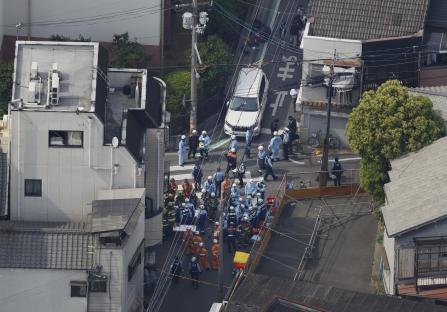 At least 7 children injured as car ‘deliberately’ ploughs into crowd of kids heading to school in ram attack in Japan