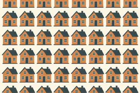 Everyone can see the rooftops – but you need a high IQ to spot the one house that’s different in under 10 seconds