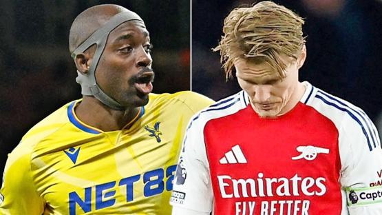 Arsenal 2 Crystal Palace 2: Mateta’s sublime lob earns Eagles point but Liverpool are forced to wait for title