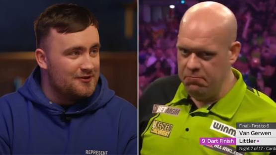 ‘That’s Michael for you’ – Luke Littler takes dig at Premier League Darts rival after Gary Neville spots awkward moment