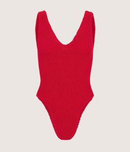 Red Sadie Swim swimsuit.