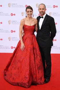 Suranne Jones and Laurence Akers at the 2017 Virgin TV British Academy Television Awards.
