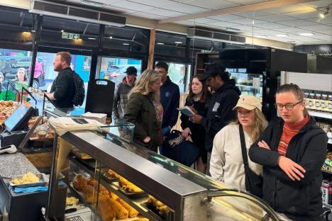 Top comedian spotted working in London bakery leaving customers stunned – would you have spotted him?