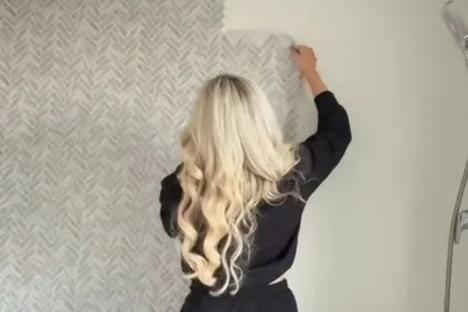 I used cheap Temu tiles to get a herringbone bathroom while saving for a reno – they’re good as new 4 months later