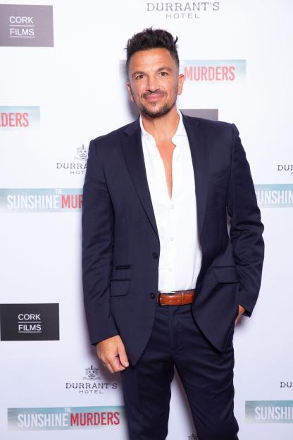 Peter Andre at the media launch for "The Sunshine Murders."