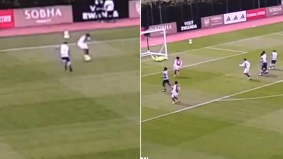 Arsenal wonderkid Max Dowman, 15, looks like ‘Messi playing a non-league side’ as he runs length of pitch to score
