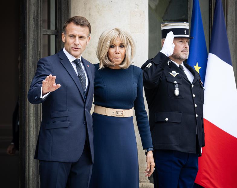 His Highness Hussein bin Abdullah, Visits in Paris, France - 8 Oct 2025