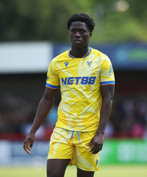 Malcolm Ebiowei of Crystal Palace in a pre-season friendly match.