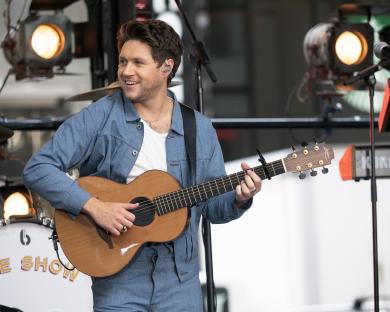 Niall Horan performing on NBC's Today show.