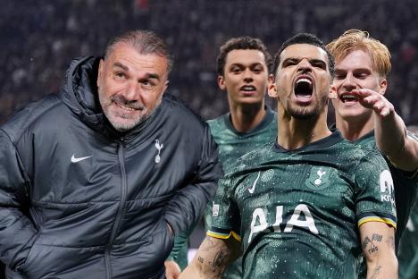 Frankfurt 0 Tottenham 1 (1-2 agg): Postecoglou lives to fight another day as Solanke pen earns Spurs Europa semi spot