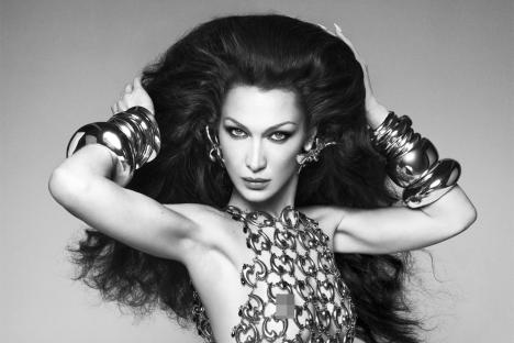 Bella Hadid strips completely naked in raunchy see-through outfit for sizzling fashion shoot