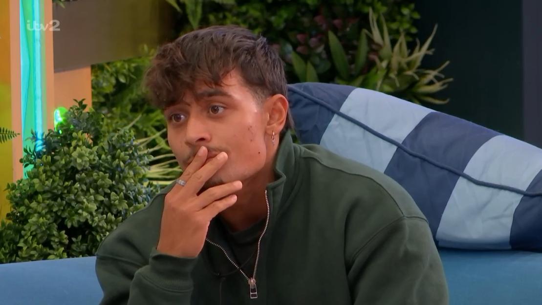 George from Big Brother looking surprised.