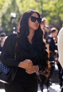Dana Tran arriving at the Sean