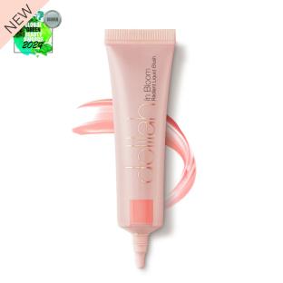 dellah In Bloom Radiant Liquid Blush tube with a swatch.