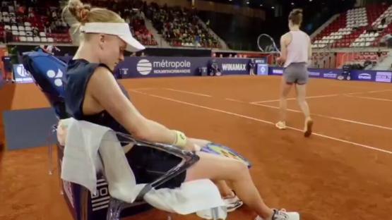 ‘She’s smelling really bad’ – Brit tennis star tells umpire to get opponent to wear DEODORANT in shock outburst