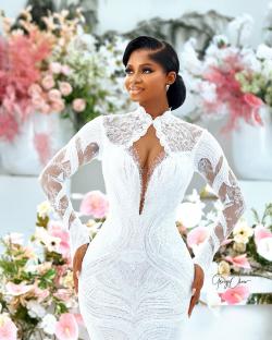 Watch How Veekee James Turned Beads & Lace into Priscilla Ojo’s Unforgettable Wedding Look