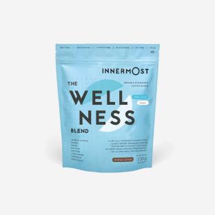 Innermost Wellness Blend organic mushroom coffee pouch.