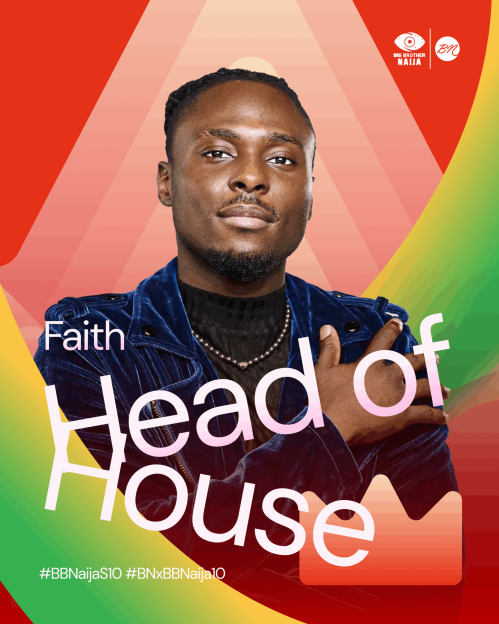 Faith Crowned Week 6 Head of House as the Game Heats Up on BBNaija Season 10